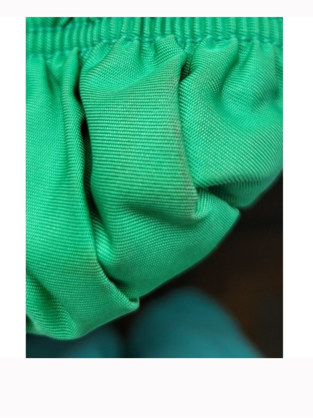 Prada Tessuto Gaufre Cosmetic Pouch Nylon Green - Picture 7 of 10